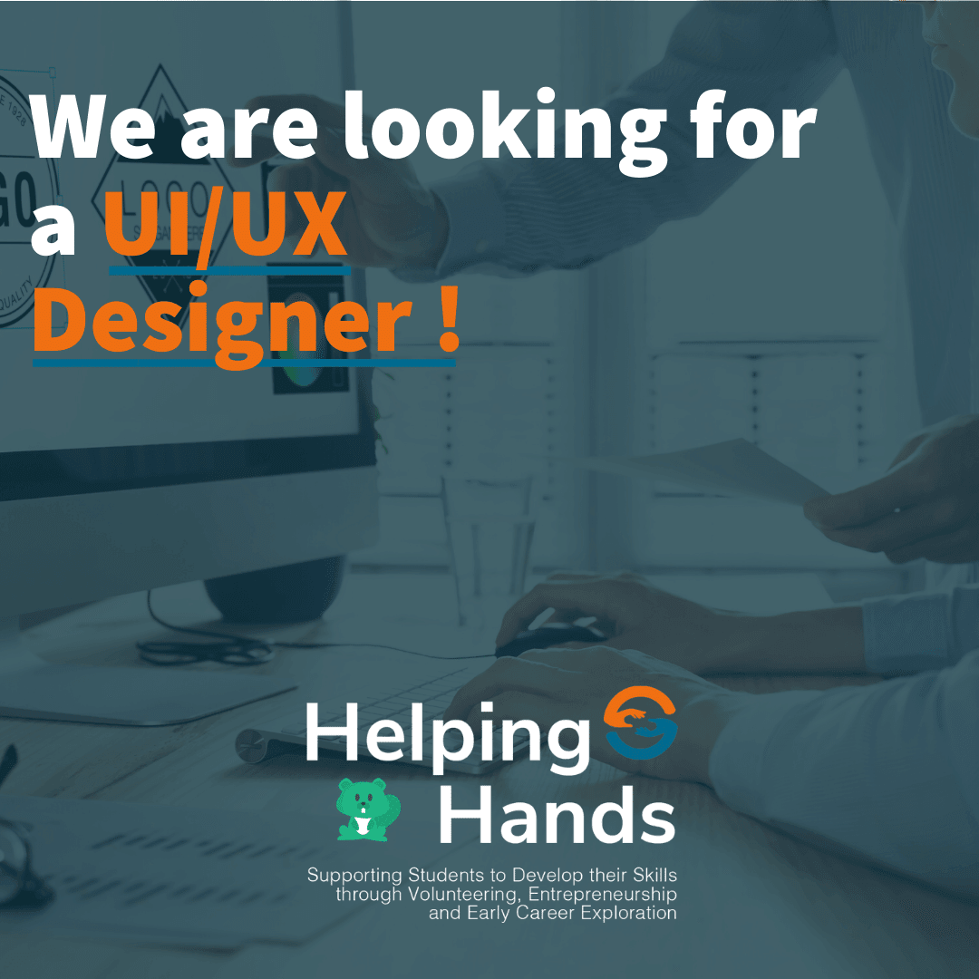 Volunteer Advertisement for UI/UX Designer