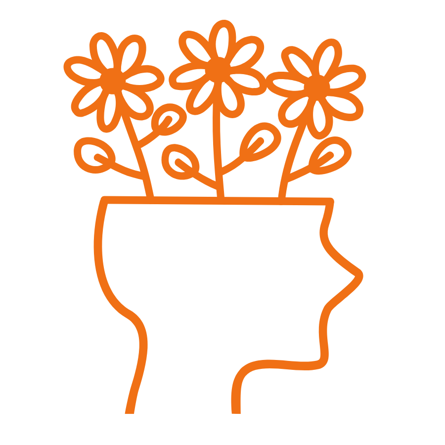 Mental health symbol.
