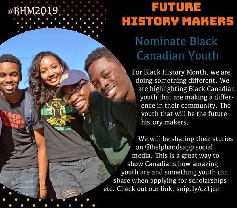 Group of Black Canadian Youth smiling